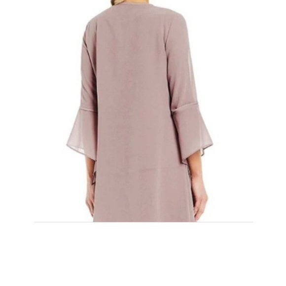 NWT: Oleg Cassini Mauve lace chiffon three piece pantsuit Size 20 - Picture 2 of 14